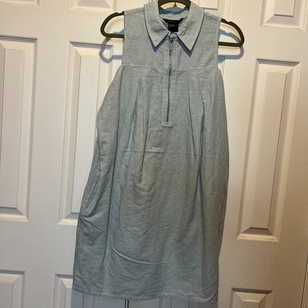 Armani Exchange Light Blue Chambray Dress NWT Size 10